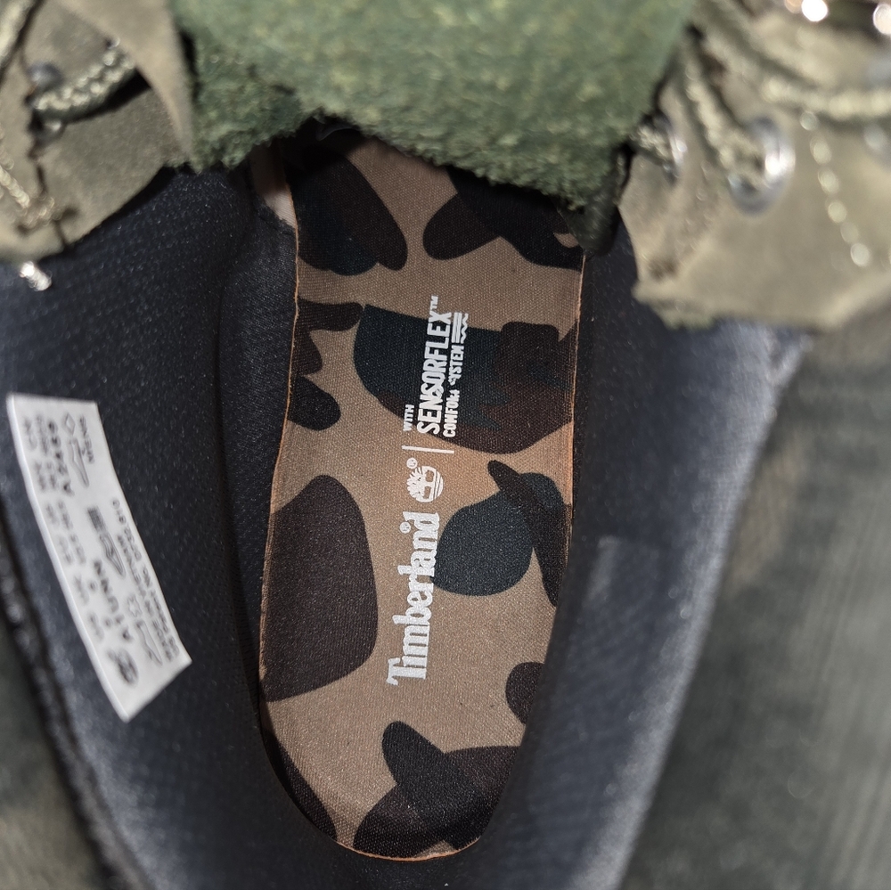 Timberland Men's Olive Lace-Up Boots - Picture 8 of 8